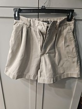 VTG 80s 90s Gap Mom Shorts Womens SZ 8 Khaki High Waist Pleated USA Button Fly