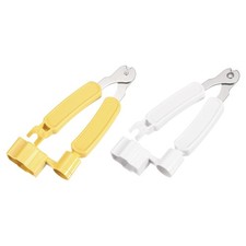 2 Pack Yellow White Guitar String Winder Cutter Pin Puller 3 in 1 Guitar