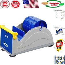 Effortless Tape Cutting with Steel Desktop Dispenser - Safe and Secure