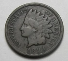 1894 INDIAN HEAD CENT, VERY NICE TOUGHER COIN!!!!(A6)