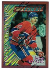 1996-97 Topps Finest Refractor #23 Brian Savage MINT