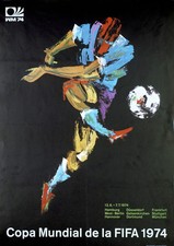 COUPE DU MONDE DE LA FIFA 1974 – ALEMAGNE– HQ- REPRO MOVIE POSTER, VINTAGE, HQ