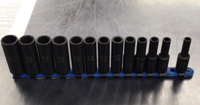 Matco 13pc 7mm - 19mm Socket Set SBDPM132V *Good Condition *Full Set