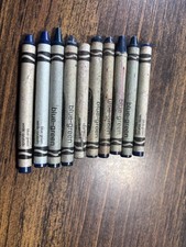 Vtg Crayola Crayons Binney Smith 10 Blue-Green 80s/90s/00s Retro Used Retired