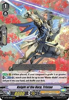 #ad KNIGHT OF THE HARP TRISTAN V BT05 007EN TRIPLE RARE CARDFIGHT VANGUARD HP $1.99