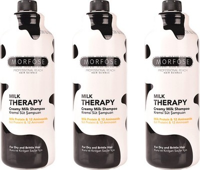Morfose Milk Therapy Shampoo 3x1000 ml