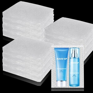 200Pcs Bubble Pouches Wrap 6”x8”, Clear Bubble Out Bags for Packing, Double W...