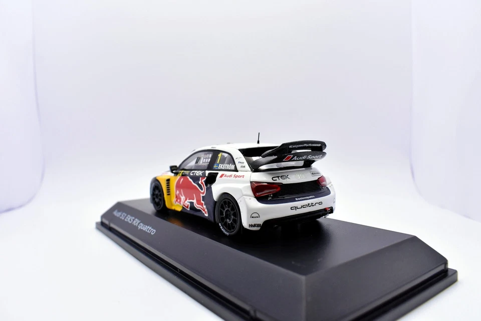 Modellino auto rally Audi S1 EKS RX quattro scala 1:43 SPARK modellismo RARE - Immagine 4 di 4