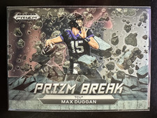 Max Duggan 2023 Panini Prizm Draft Picks Prizm Break #PB-20 Rookie RC