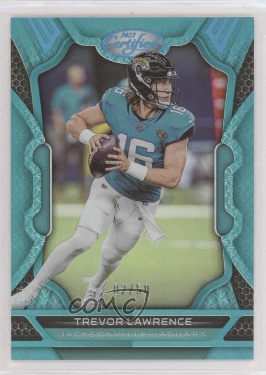 2022 Certified Mirror Teal 2/50 Trevor Lawrence #44 g6p