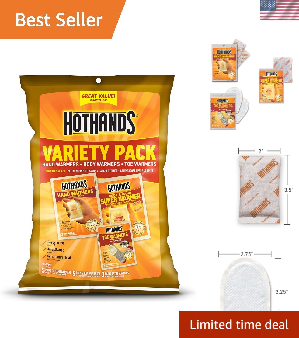 Toe, Hand, & Body Warmer Variety Pack