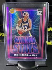 2024-25 Panini Donruss Optic Winner Stays Kareem Abdul-Jabbar #14 Pink Prizm /25