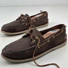 Sperry Brown Leather Upper Loafers Slip-On Men STS18276  display picture 1