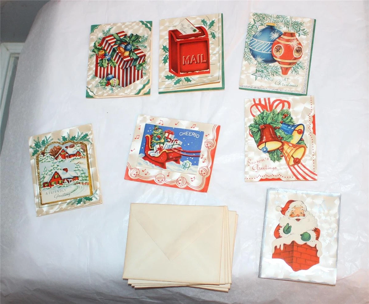Christmas Collectible Holiday & Seasonal Cards & Postcards 1950