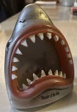 VTG Theater Of The Sea JAWS Picture Frame Shark Teeth Open Mouth