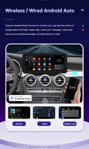 Wireless Carplay Linux Screen for Mercedes Benz GPS Android Auto Car Multimedia - Picture 18 of 24