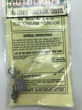 AUTOCRAFT 1:76 SCALE OO WHITEMETAL PEDAL BIKE ICE CREAM VENDOR KIT