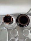 Frankoma XO Miniature Bowl Set of 2. New. Excellent Condition. Black Onyx — photo 2