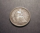 Nice VF 1839-P No drapery Seated Liberty Dime