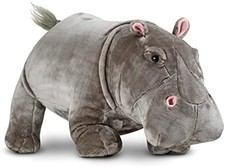 Melissa  Doug Giant Hippopotamus Lifelike Plush Toy