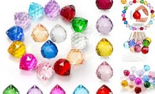 24 Pack Crystal Ball Prism 30mm/1.18" Decorative Ball - Suncatcher Rainbow
