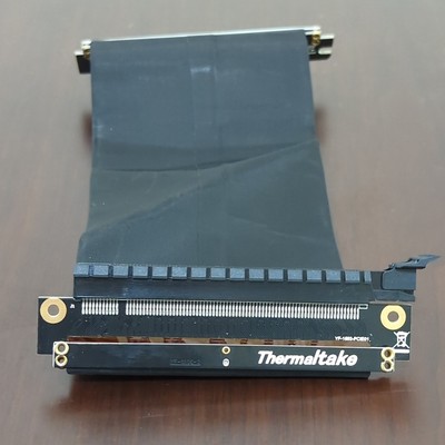 Thermaltake Gaming Riser Cable, 200mm PCI-E 3.0 x16 Extender YF 1603 PCIe 01/02