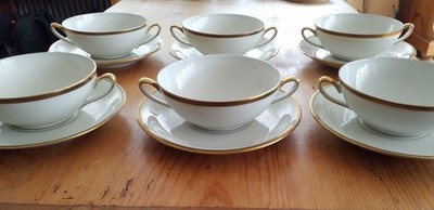 ESCHENBACH BAVARIA IMPERO, antikes Supertassen-Set, 12-teilig