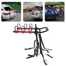 3 Bicycle Carrier Holder Bike Rack Car Trunk Mount Sedan 3-Bike Trunk Mount Rack