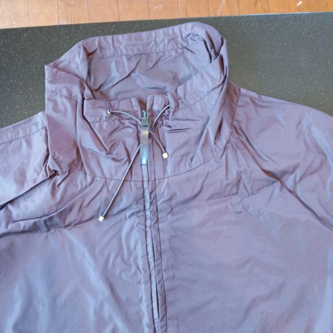 Giacca Gucci Nylon Marrone Scuro Taglia 46 L Usata Ottime Condizioni