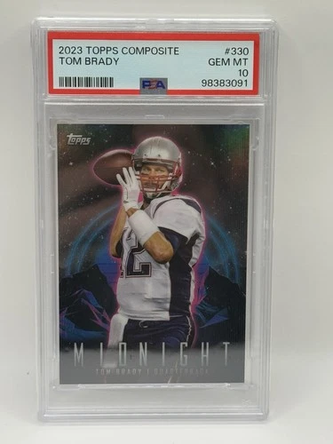 2023 Topps Composite Tom Brady Midnight #330 PSA 10 Gem Mint