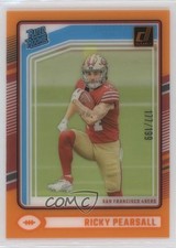 2024 Panini Clearly Donruss Rated Rookie Orange 177/199 Ricky Pearsall #65 11ng