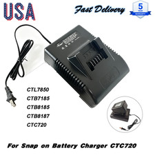 For Snap on CTC720 18V Battery Charger CTB8185 CTB7185 CTB8187 CT7850 Power Tool