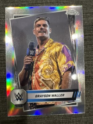 Grayson Waller 2025 Topps Chrome WWE  Refractor #13