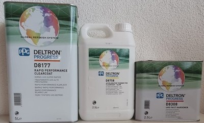 PPG UHS Rapid Performance Klarlack 8177 + Härter kurz 8308 +Verdünnung Lang 8758