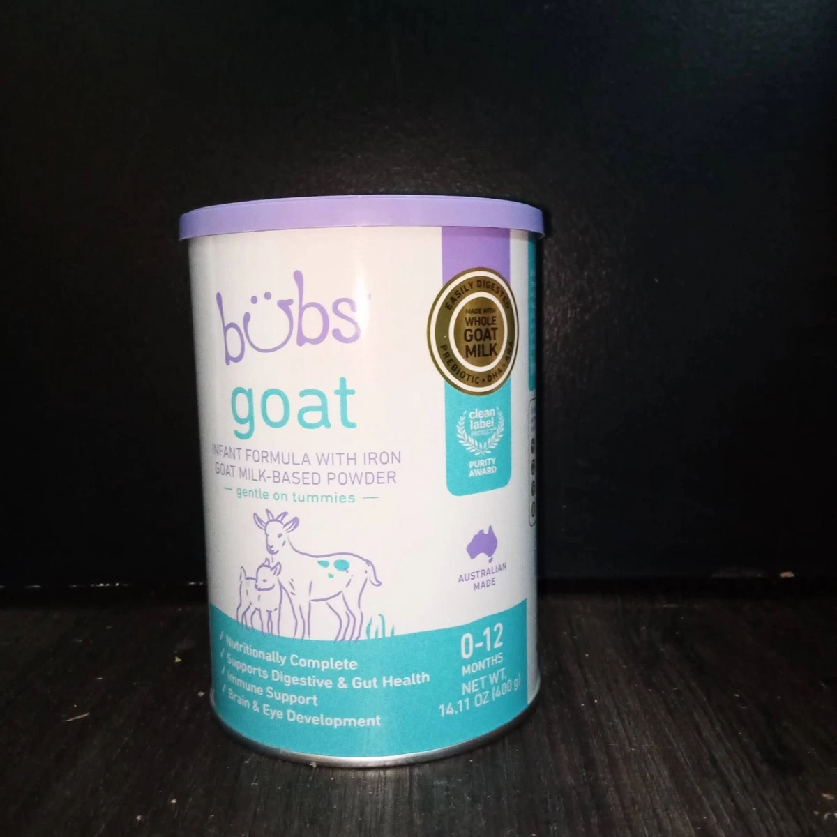 ミルク bubs Easy-digest goat milk 1 4 cans* bubs easy digest goat milk formula for infants 0-12 month