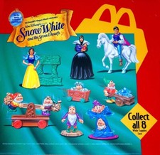 1992 DISNEY'S SNOW WHITE MCDONALDS HAPPY MEAL TOYS - U PICK