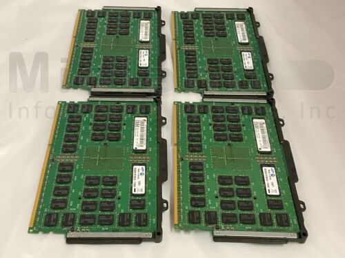 Lot of qty 4 x IBM 45D8414 8GB DDR3 1066MHz POWER7 CUoD Dimms 9117-MMB,MMC,MMD - Afbeelding 1 van 2