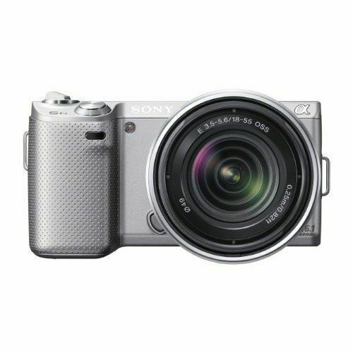 Sony Alpha NEX-5N 16.1MP Digital Camera - Silver (Kit w/ E OSS 18