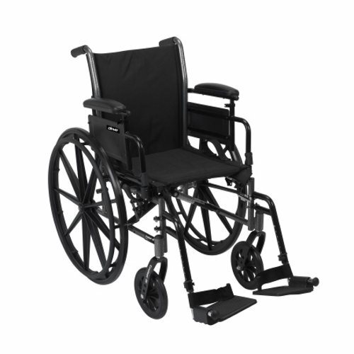 McKesson Lightweight Double Axis Desk Wheelchair Length One
