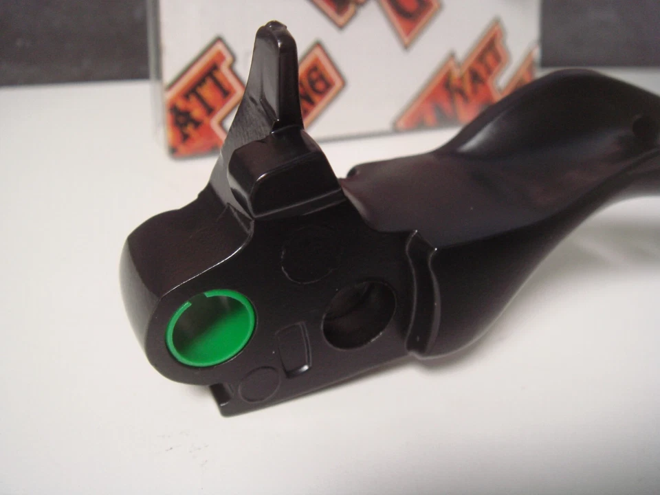 Palancas de mano Harley negras perforadas Softail Dyna Tour Sportster V-Twin 26-0984 X9 Foto 4 de 4