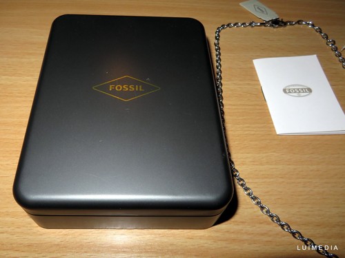 Schöne FOSSIL Edelstahl Herrenkette Kette Dog Tag in Geschenkbox JOF00497040 NEU - Bild 8 von 9