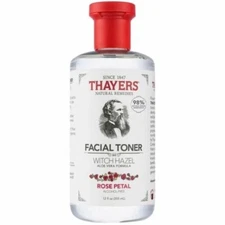 Thayers WITCH HAZEL Facial Toner - Rose Petal 12 fl oz w/ Aloe Vera Alcohol-Free