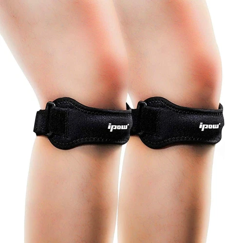 2 Pack XXL plus Size Knee Pain Relief & Patella Stabilizer Knee Strap Brace Supp