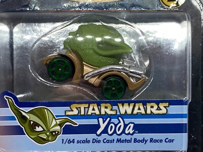 New Original Yoda Disney Racers Star Wars die-cast metal race car