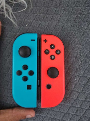 Nintendo Switch 32GB Handheld Console - Neon Red/Neon Blue - Picture 2 of 5