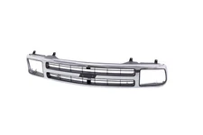 For Chevrolet S10 94-97 Blazer 95-97 New Front Grille Chromed Gray GM1200383