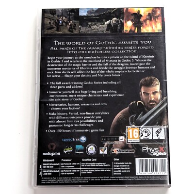 Gothic: Complete Collection - PC DVD - 1, 2, 3, Night of Raven