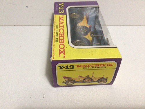 matchbox models of yesteryear Y-13 1911 Daimler Lesney Bnib NEVER OPENED - Picture 8 of 8
