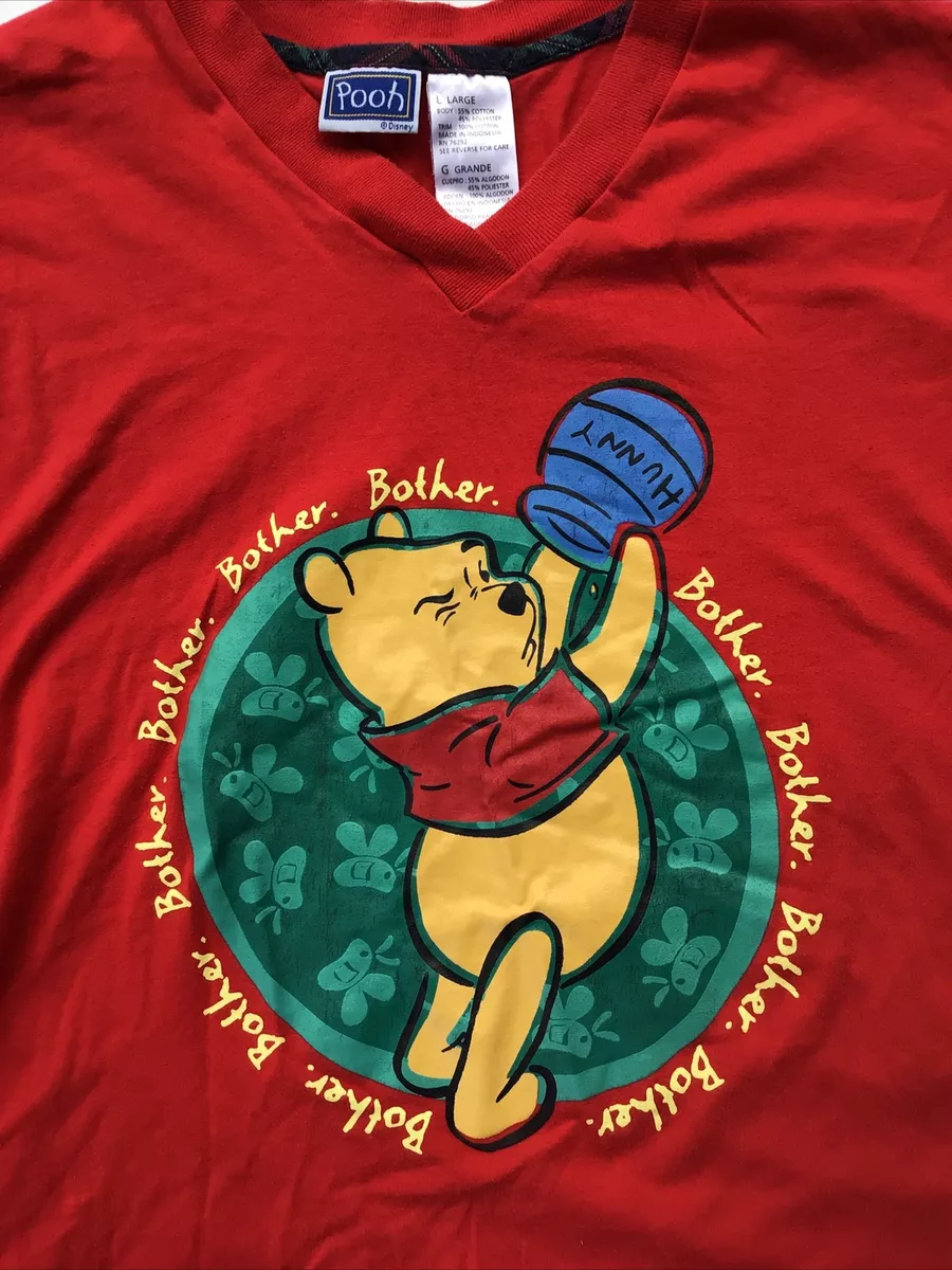 red pooh t shirt