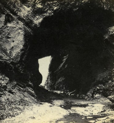 Vereinigtes Königreich Devonshire Watermouth Caves Old Stereoview Archibald Coke 1865